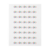 Rainbow Hummingbird mit dem Symbol Unendlichkeit (Bogen)