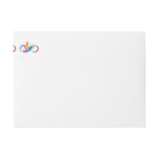 Rainbow Hummingbird mit dem Symbol Unendlichkeit (Vorderseite)