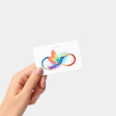 Rainbow Hummingbird mit dem Symbol Unendlichkeit Ausweis (Handheld)