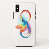 Rainbow Hummingbird mit dem Symbol Unendlichkeit Case-Mate iPhone Hülle (Rückseite)