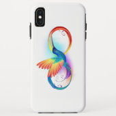 Rainbow Hummingbird mit dem Symbol Unendlichkeit Case-Mate iPhone Hülle (Rückseite)