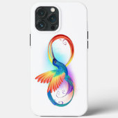 Rainbow Hummingbird mit dem Symbol Unendlichkeit Case-Mate iPhone Hülle (Rückseite)