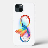 Rainbow Hummingbird mit dem Symbol Unendlichkeit Case-Mate iPhone Hülle (Rückseite)