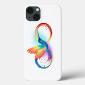 Rainbow Hummingbird mit dem Symbol Unendlichkeit Case-Mate iPhone Hülle (Rückseite)