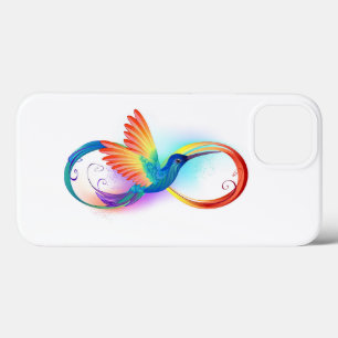 Rainbow Hummingbird mit dem Symbol Unendlichkeit Case-Mate iPhone Hülle