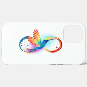 Rainbow Hummingbird mit dem Symbol Unendlichkeit Case-Mate iPhone Hülle