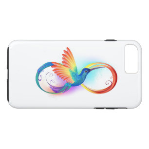 Rainbow Hummingbird mit dem Symbol Unendlichkeit Case-Mate iPhone Hülle