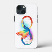 Rainbow Hummingbird mit dem Symbol Unendlichkeit Case-Mate iPhone Hülle (Rückseite)
