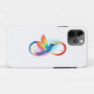 Rainbow Hummingbird mit dem Symbol Unendlichkeit Case-Mate iPhone Hülle