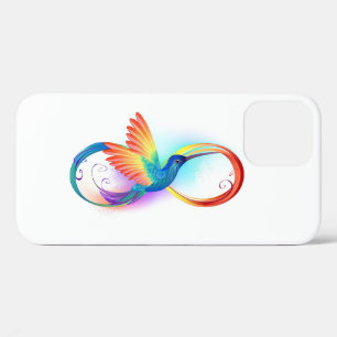 Rainbow Hummingbird mit dem Symbol Unendlichkeit Case-Mate iPhone Hülle