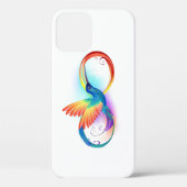 Rainbow Hummingbird mit dem Symbol Unendlichkeit Case-Mate iPhone Hülle (Rückseite)