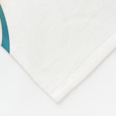 Rainbow Hummingbird mit dem Symbol Unendlichkeit Fleecedecke (Ecke)