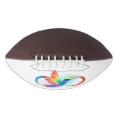 Rainbow Hummingbird mit dem Symbol Unendlichkeit Football (Vorderseite)