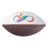 Rainbow Hummingbird mit dem Symbol Unendlichkeit Football (Gedreht 90)