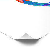 Rainbow Hummingbird mit dem Symbol Unendlichkeit Fotodruck (Ecke)