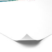 Rainbow Hummingbird mit dem Symbol Unendlichkeit Fotodruck (Ecke)