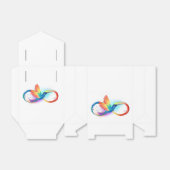 Rainbow Hummingbird mit dem Symbol Unendlichkeit Geschenkschachtel (Ungefaltet)