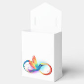 Rainbow Hummingbird mit dem Symbol Unendlichkeit Geschenkschachtel (Geöffnet)