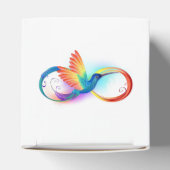 Rainbow Hummingbird mit dem Symbol Unendlichkeit Geschenkschachtel (Oben)