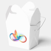 Rainbow Hummingbird mit dem Symbol Unendlichkeit Geschenkschachtel (Geöffnet)