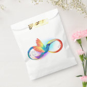 Rainbow Hummingbird mit dem Symbol Unendlichkeit Geschenktütchen (Versiegelt)