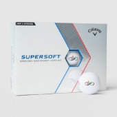 Rainbow Hummingbird mit dem Symbol Unendlichkeit Golfball (Verpackung)