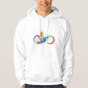 Rainbow Hummingbird mit dem Symbol Unendlichkeit Hoodie