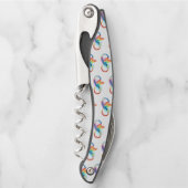 Rainbow Hummingbird mit dem Symbol Unendlichkeit Kellnermesser (Vorderseite)