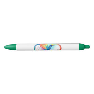 Rainbow Hummingbird mit dem Symbol Unendlichkeit Kugelschreiber