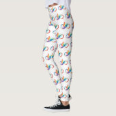 Rainbow Hummingbird mit dem Symbol Unendlichkeit Leggings (Links)