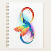 Rainbow Hummingbird mit dem Symbol Unendlichkeit Planer (Vorderseite)