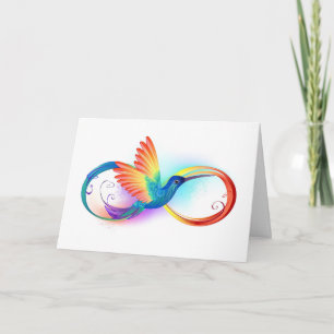 Rainbow Hummingbird mit dem Symbol Unendlichkeit Programm