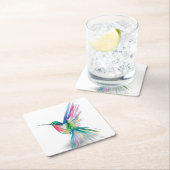 Rainbow Hummingbird Paper Untersetzer (Vor Ort)