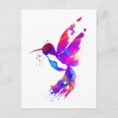 Rainbow Hummingbird Postkarte (Vorderseite)