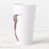 Rainbow Hummingbird Pride Milchtasse (Vorderseite)