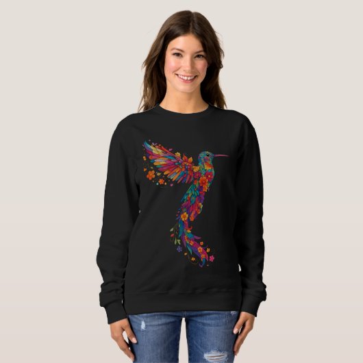 Rainbow Hummingbird Pride Sweatshirt (Vorne ganz)