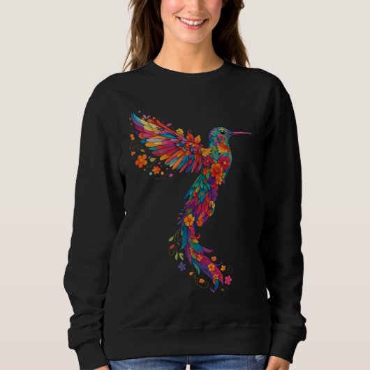 Rainbow Hummingbird Pride Sweatshirt (Vorderseite)
