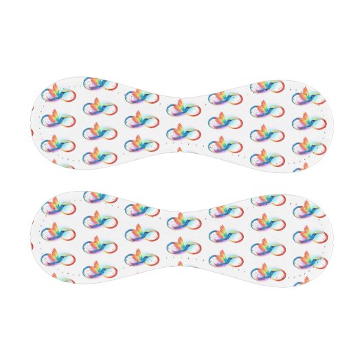 Rainbow Hummingbird with Infinity symbol Baseball (Paneele)