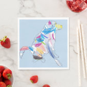 Rainbow-Hund Partys Napkins Serviette (Beispiel)