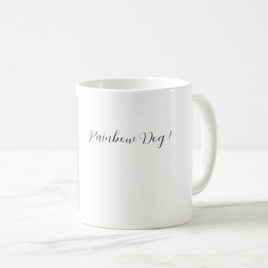 Rainbow Hund Tasse (VorderseiteRechts)