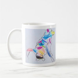 Rainbow Hund Tasse