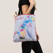Rainbow Hund Tote Tasche (Von Nahem)