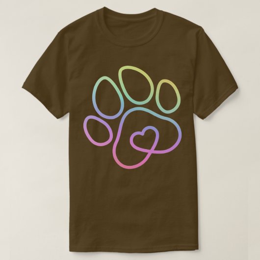 Rainbow-Hunde Hunde Haupthundehalter Hundezüchter T-Shirt (Design vorne)