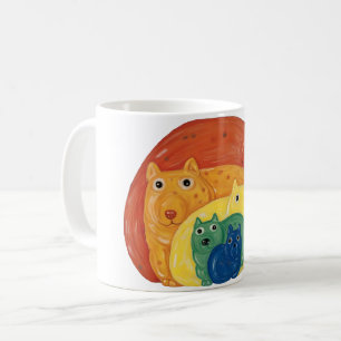 Rainbow Hunde Kaffeetasse