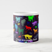 Rainbow Hunde Tasse (Vorderseite)