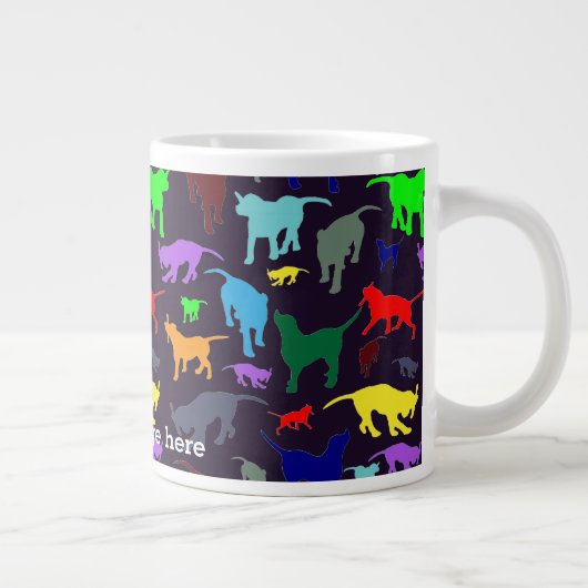 Rainbow Hunde Tasse (Rechts)