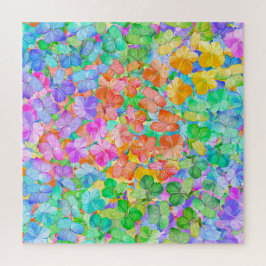 Rainbow Hydrangea Blume Jigsaw Puzzle