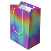 Rainbow-Hypercolor Neo: Mittlere Geschenktüte (Rückseite Schrägansicht)