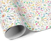 Rainbow Hypotrochos Geschenkpapier (Rolleneckpunkt)