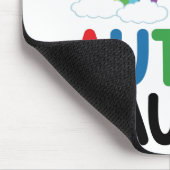 Rainbow I bin ein stolzer Autismus Tante Autismus  Mousepad (Ecke)
